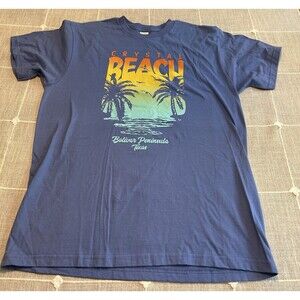 Crystal Beach Bolivar Peninsula Texas T Shirt Size Large New